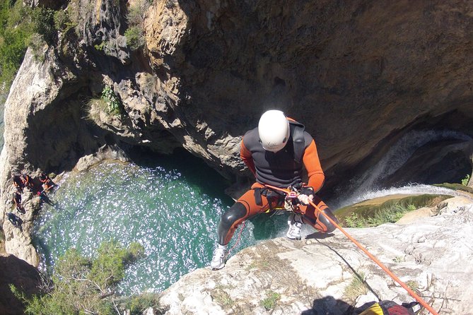 Canyoning in Andalucia: Rio Verde Canyon - Rappels, jumps, and natural river slides