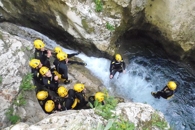 Canyoning in Nevidio Canyon - Meeting at Jatak and getting ready