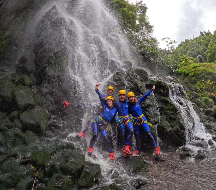Canyoning in Ribeira dos Caldeirões – Hidden Waterfall Adventure - The safety briefing and the short climb