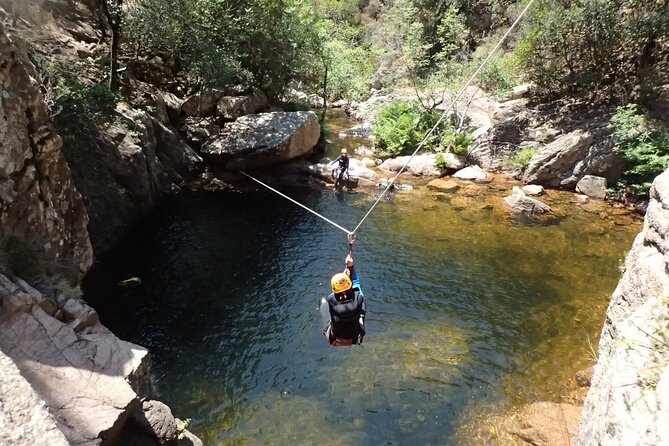 Canyoning in The Corsica island : The Baracci canyon - What the price of $69.14 covers
