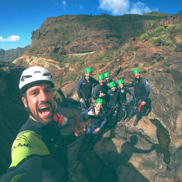 Canyoning in the Rainbow Mountain Gran Canaria - Jumps, pools, and the choice to take it slowly