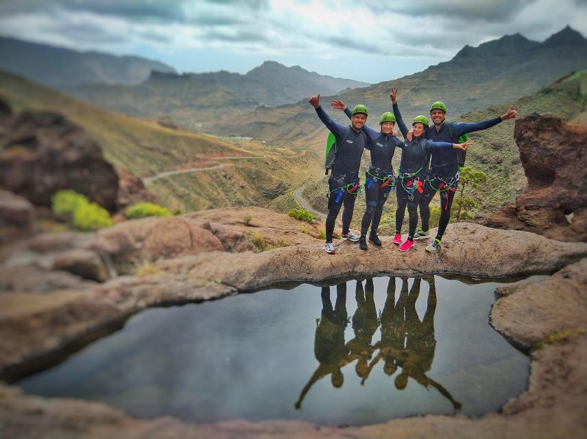 Canyoning in the Rainbow Mountain Gran Canaria - Four rappels, from 9 meters to the final 50