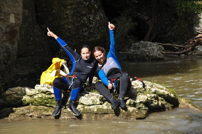 Canyoning Negovanka river - Moving through the canyon by water and rock