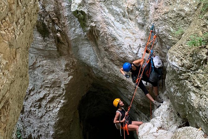 Canyoning of Codula Fuili in Cala Gonone - Learning the ropes before the first descent