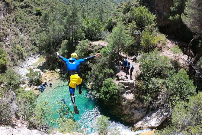 Canyoning Rio Verde from Nerja - Pools, slides, jumps, and rappels
