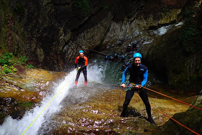 Canyoning sensation of Angon on the shores of Lake Annecy - The uphill approach matters more than the description suggests