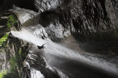 Canyoning sensation of Angon on the shores of Lake Annecy