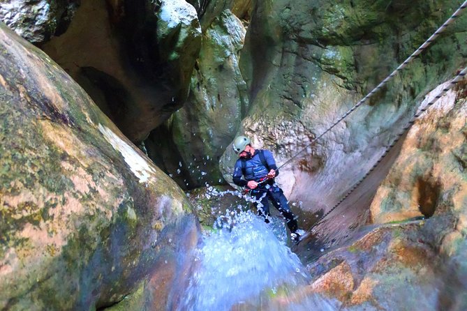 Canyoning Skurda River - Extreme adventure in Kotor City - Getting fitted for Skurda Canyon