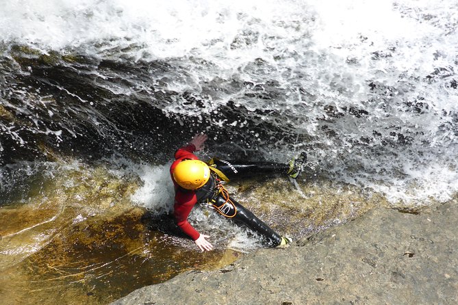 Canyoning Starzlachklamm - Getting ready in the neoprene suit
