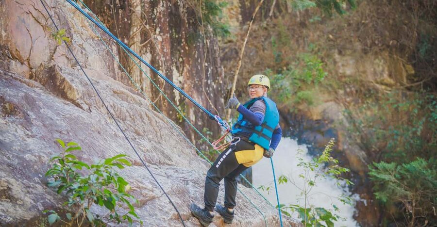 Canyoning Tour in Da Lat - The 25-meter Sky Waterfall