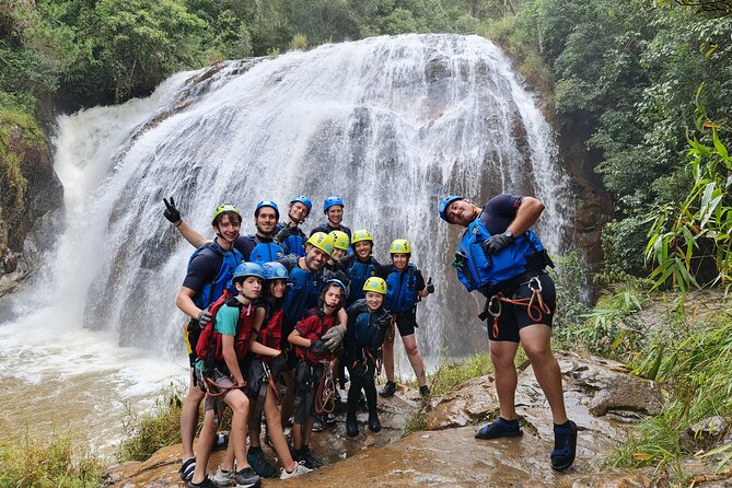 Canyoning Tour in Dalat Viet Nam - Base camp: learn the ropes before entering the canyon