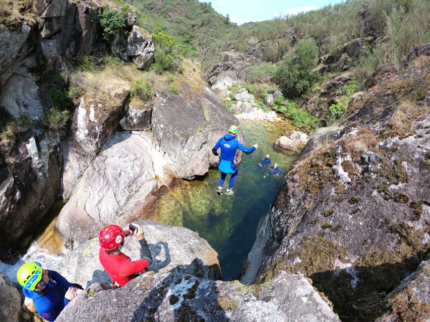 Canyoning Tour in Portugal - Swimming through the first natural pools