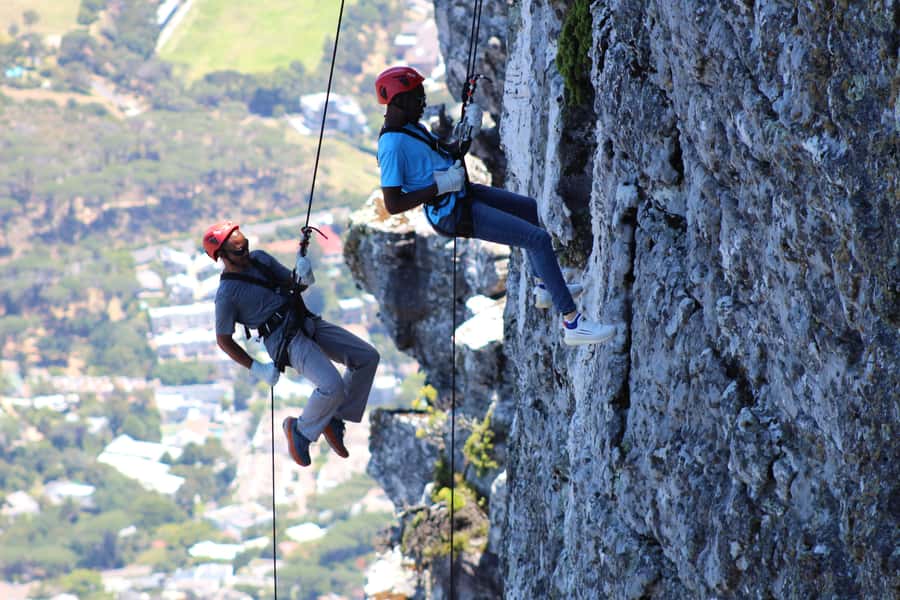 Cape Town: Table Mountain Abseiling Experience - The view from Camps Bay to the Atlantic
