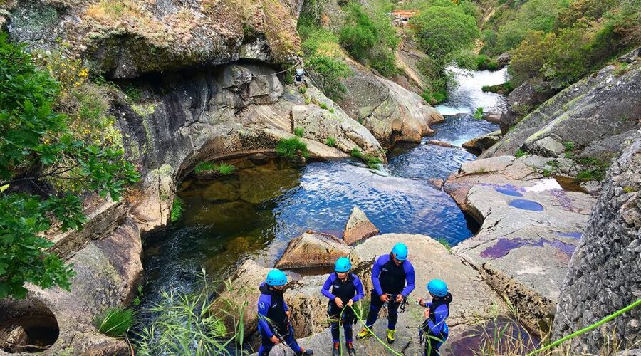 Castro Laboreiro: Water Canyoning Tour - Natural tobogans, jumps, and waterfall rappels
