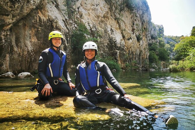 Cetina River Extreme Canyoning Adventure from Split or Zadvarje - The second 20-meter abseil