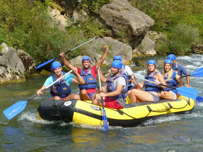 Cetina River: Rafting and Cliff Jumping Tour - Swimming in clear river water