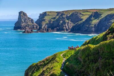 Coasteering Adventures in Bossiney Cove, Bude, and Cornwall