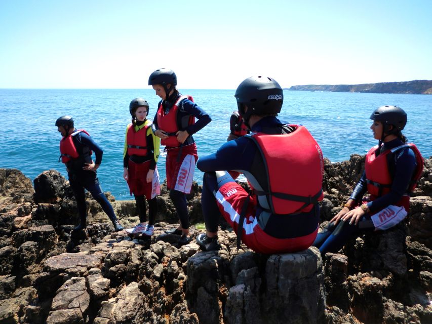 Coasteering Algarve: Cliff Jump, Swim & Climb in Sagres - Working up to the bigger cliff jumps