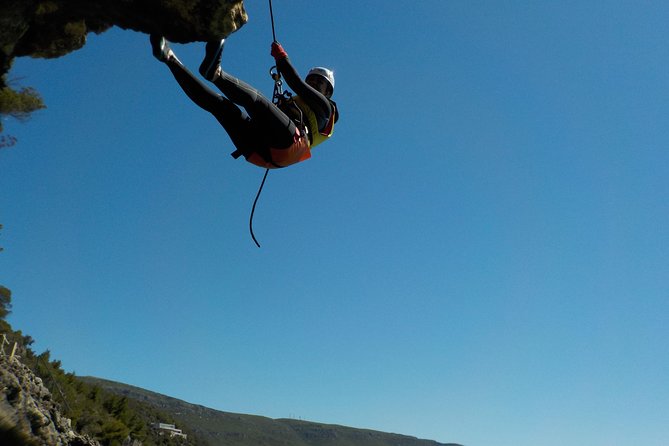 Coasteering at Portinho da Arrábida - Forte de Santa Maria da Arrábida sets the scene