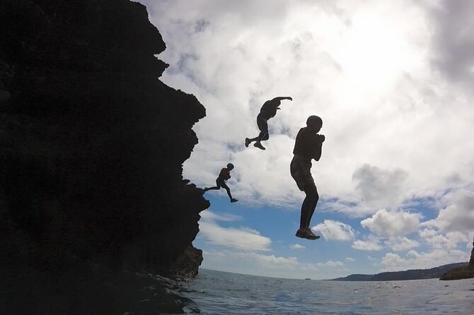 Coasteering Geopark Adventure In Torquay - The jumps: high energy, but not forced