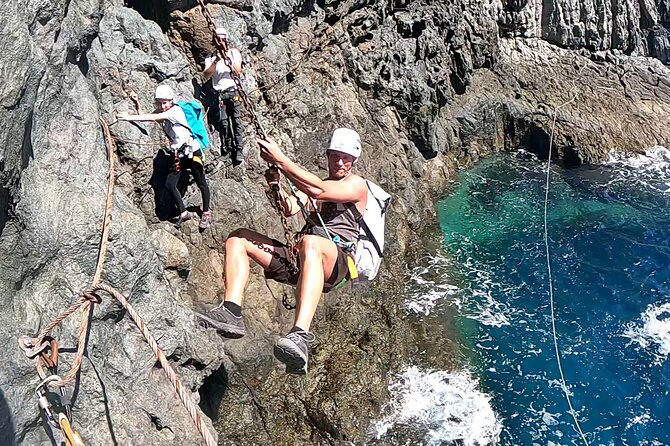 Coasteering Gran Canaria: The Atlantic Mountains Adventure Route - Climbing back toward the 125-meter viewpoint