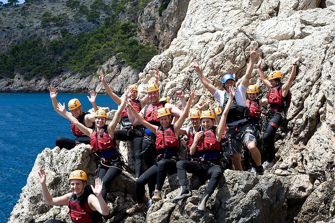 Coasteering in South Mallorca with Transfers - Scrambling, psicobloc, and the cliffside route