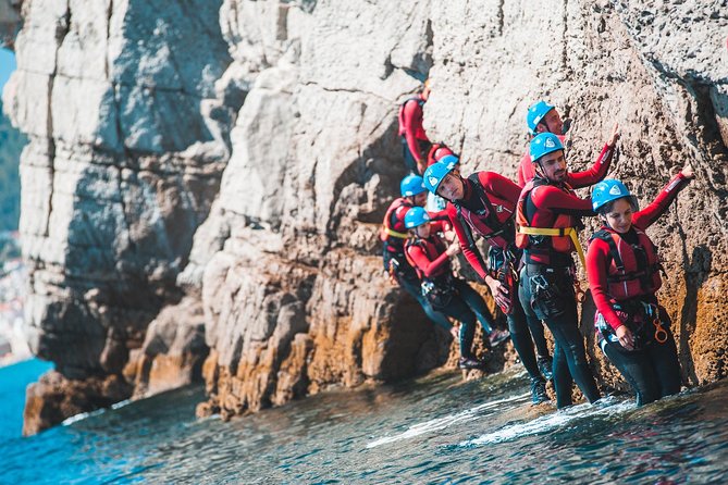 Coasteering in the Arrabida Natural Park (Lisbon region) - Climbing, swimming, and rope work