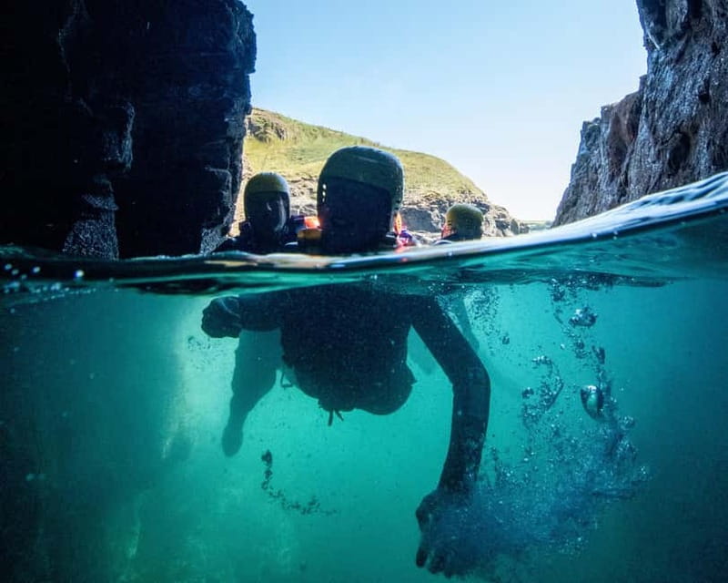 Cornwall: Coasteering & Cliff Jumping Adventure - From the Sydney Cove Car Park to the Water