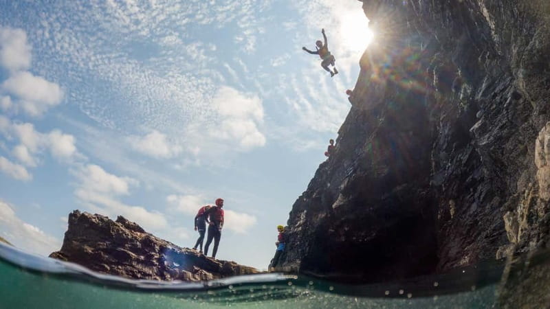 Cornwall: Coasteering & Cliff Jumping Adventure - Caves, Gullies, and Cornish Rock Formations