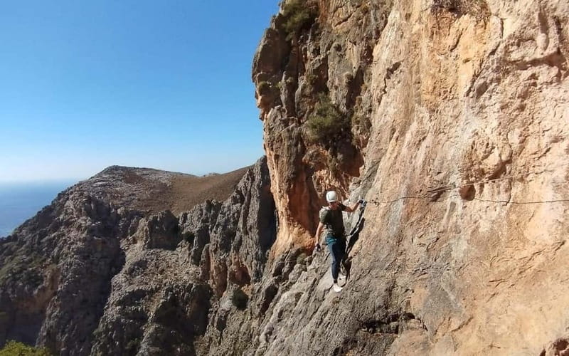 Crete: Via Ferrata in the Asterousia Mountains - The traverse, cliffs, and the part that demands focus