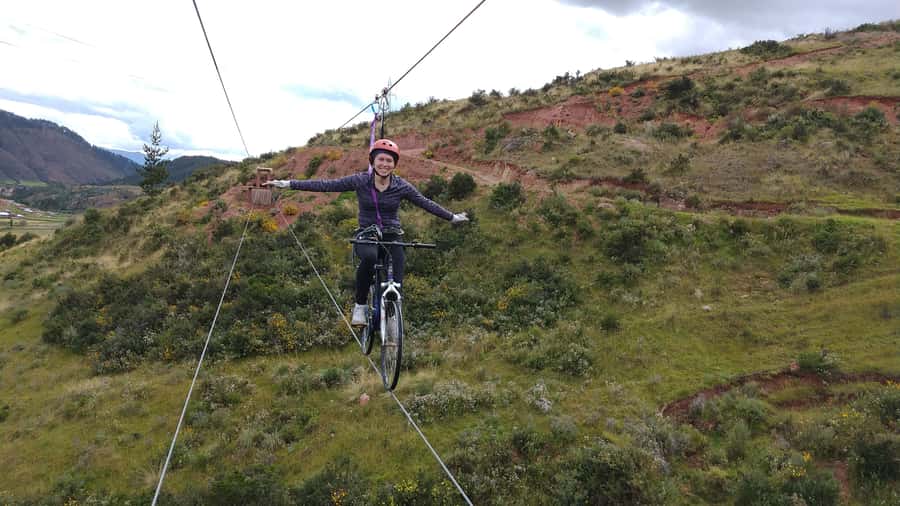 Cusco: Extreme Sky Bike and Rappelling Adventure - From Plaza Regocijo to Cachimayo