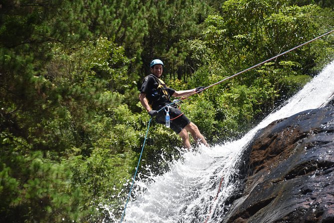 Dalat Canyoning Day Trip - A 100m zipline before the walk out