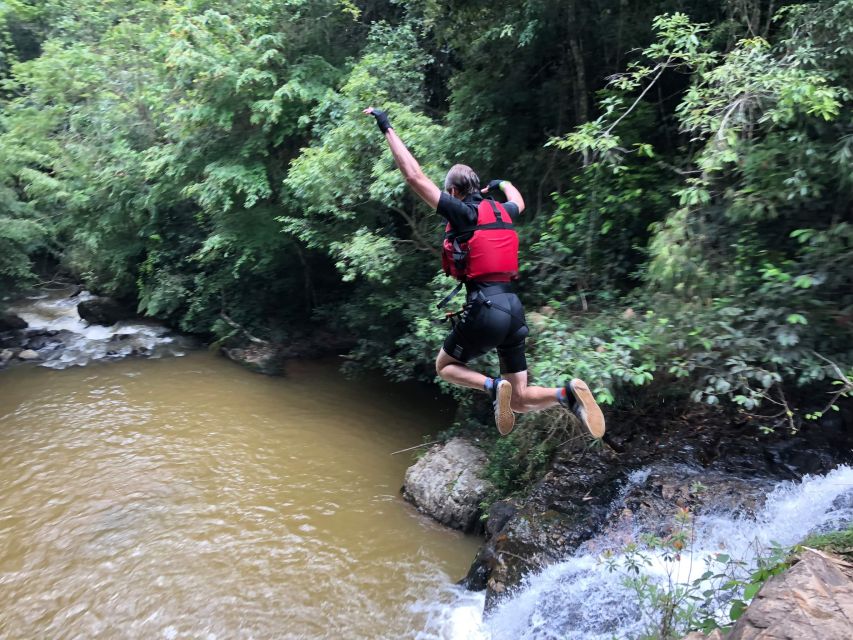 Dalat Vietnam Canyoning - Abseiling down the waterfalls