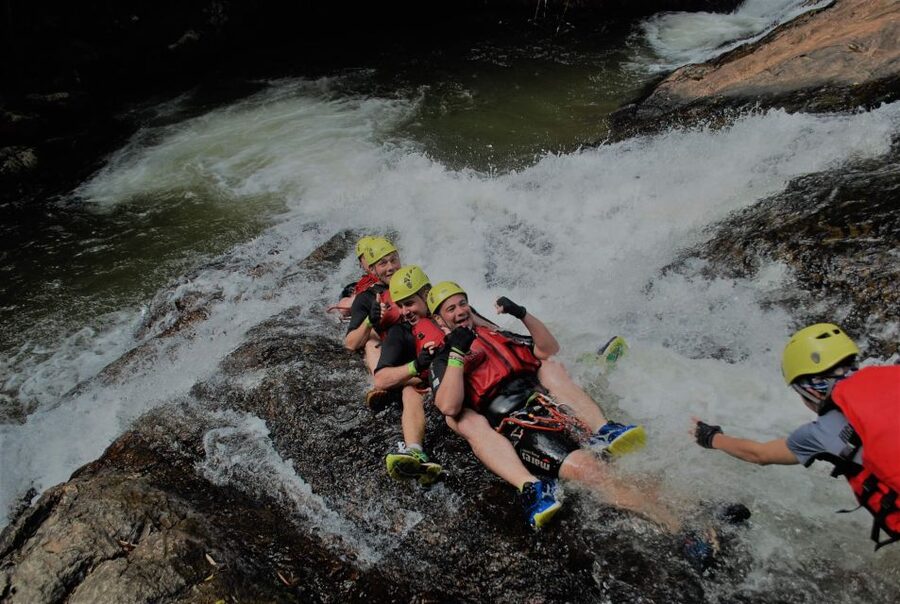 Dalat Vietnam Canyoning - The 5-kilometer jungle hike