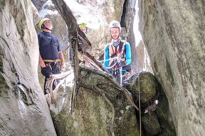 Deos Canyoning Experience at Paleochori Metsovo - A compact sequence of rappels