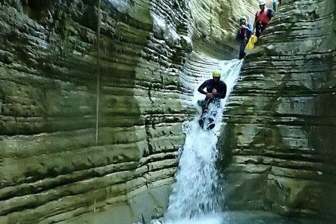 Deos Canyoning Experience at Paleochori Metsovo - The 20-minute approach to the first rappel