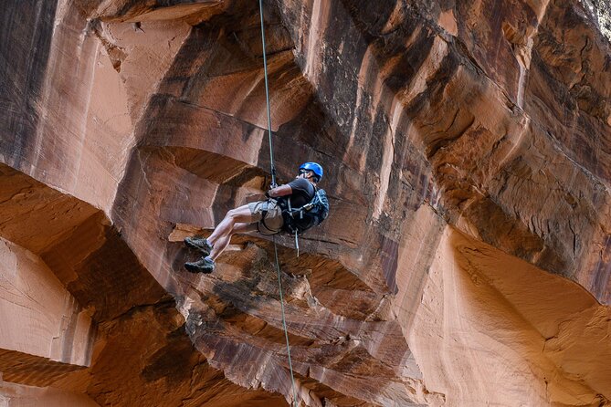 Discover Moab Rappelling on a Private Canyoneering Adventure - Four rappels, including a 100-foot free hang