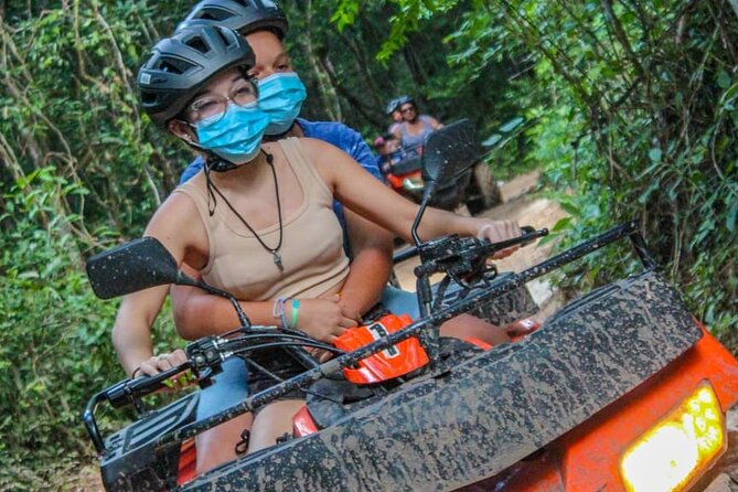 Discover the Adrenaline with Atvs ziplines single and a real Mayan cenote - The ride from Cancun to La Ruta de los Cenotes