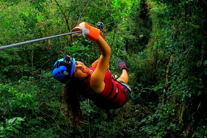 Discover the Adrenaline with Atvs ziplines single and a real Mayan cenote - The zipline circuit through the trees