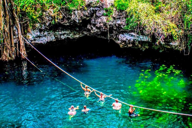Discover the Adrenaline with Atvs ziplines single and a real Mayan cenote - Shared ATVs on the jungle route