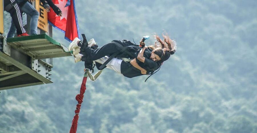 Double Dare: Tandem Bungee Adventure - Reaching the jump site from Lakeside