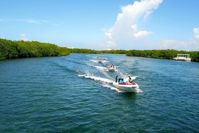 Drive the best speedboat in Cancun and feel the adrenaline. - Snorkeling at Punta Nizuc