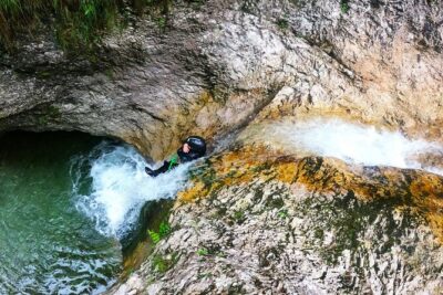 Dynamic Adventure Canyoning in Bovec with Free Photos and Videos
