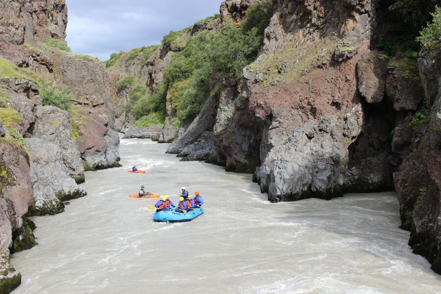 East Glacial River Extreme Rafting - Soup, hot water, and the ride back