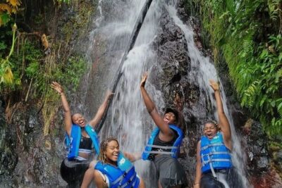 El Yunque Rainforest – Waterslide, Cliff jump, and Rope swing!