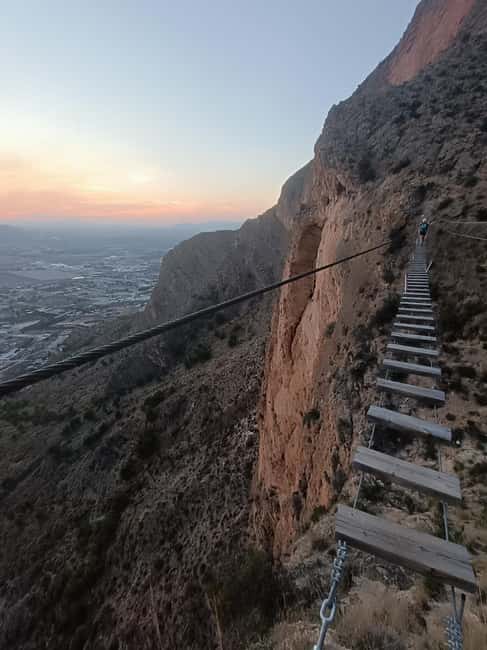 Elda: El Bolón via ferrata with zipline and abseiling - Key points to know before booking