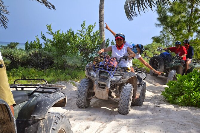 ENJOY the ADRENALINE and the SEA with an ATV and Wave Runner Tour - Lunch, drinks, lockers, and the real cost