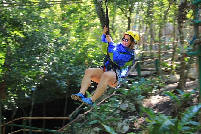 Exciting Day in Tulum Jungle: ATVs, Cenote, Zip lines, Rappel - The Mayan pool and short ceremony
