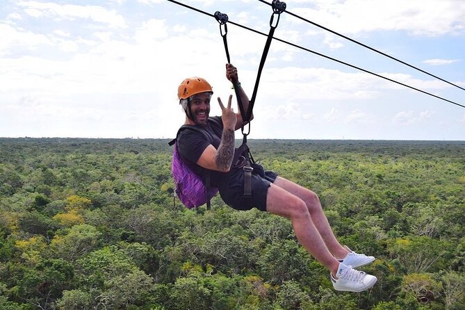 Exciting Day in Tulum Jungle: ATVs, Cenote, Zip lines, Rappel - Rappelling from four to seven meters