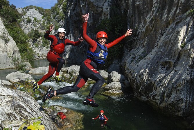Extreme Canyoning on Cetina River from Split or Zadvarje - The Great Gubavica rappel